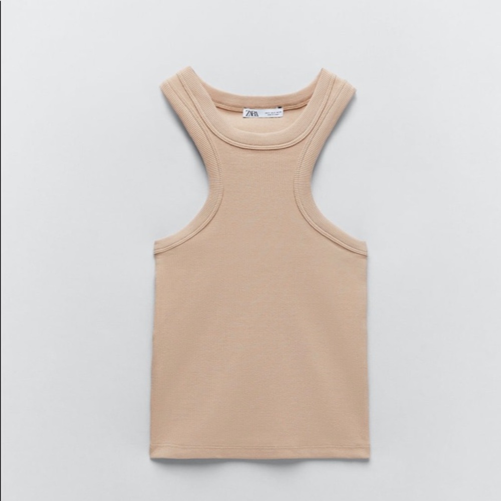 Zara Halter Top White